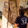 Igor Loskutow  Kunst mit Kettensäge, Schnitzerei, Skulptur: BLOCKHUS_DAY2_428
